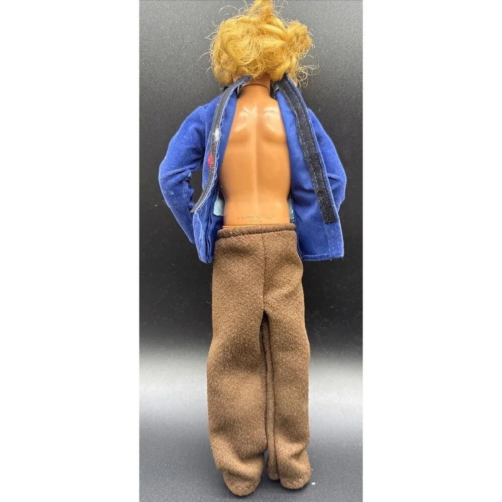 Vtg 1968 Mattel Barbie/Ken Doll Blonde Hair Blue Eyes Disney Printed On Head